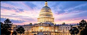 Realistic photograph of the United States Capitol